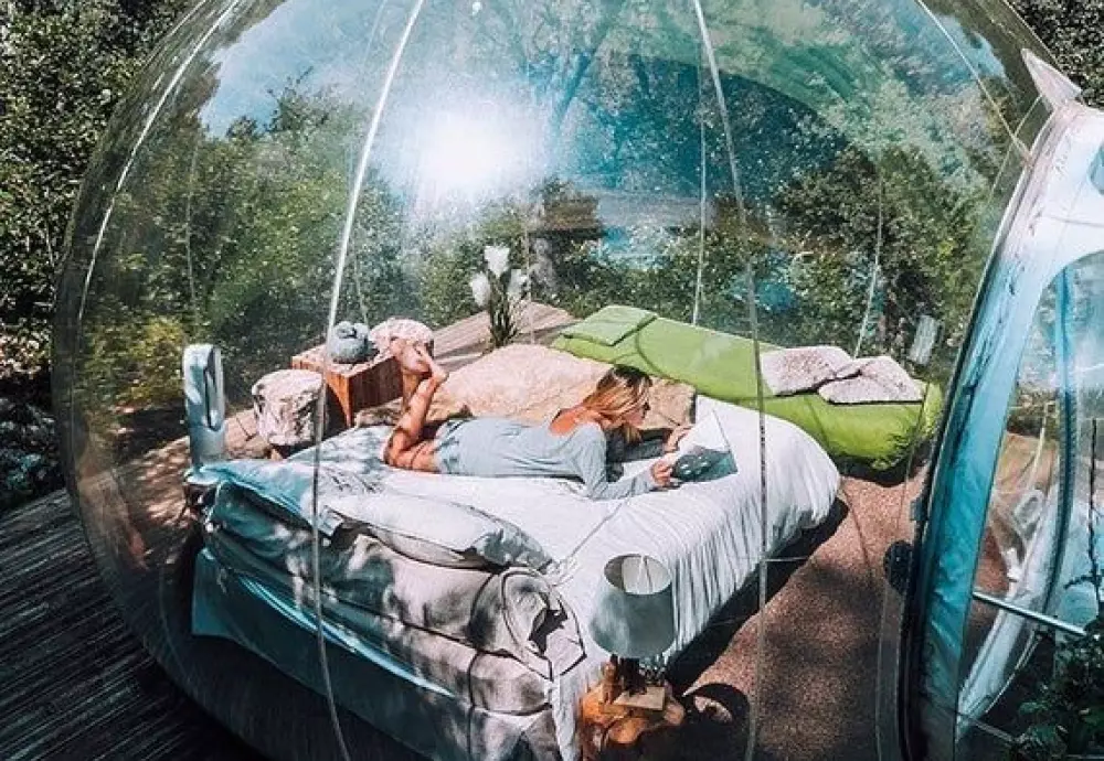 inflatable bubble tent